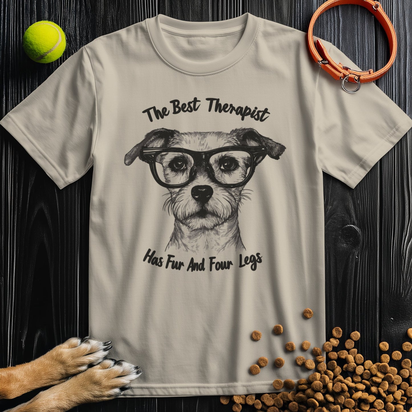 The Best Therapist Has Fur And Four Legs T-Shirt