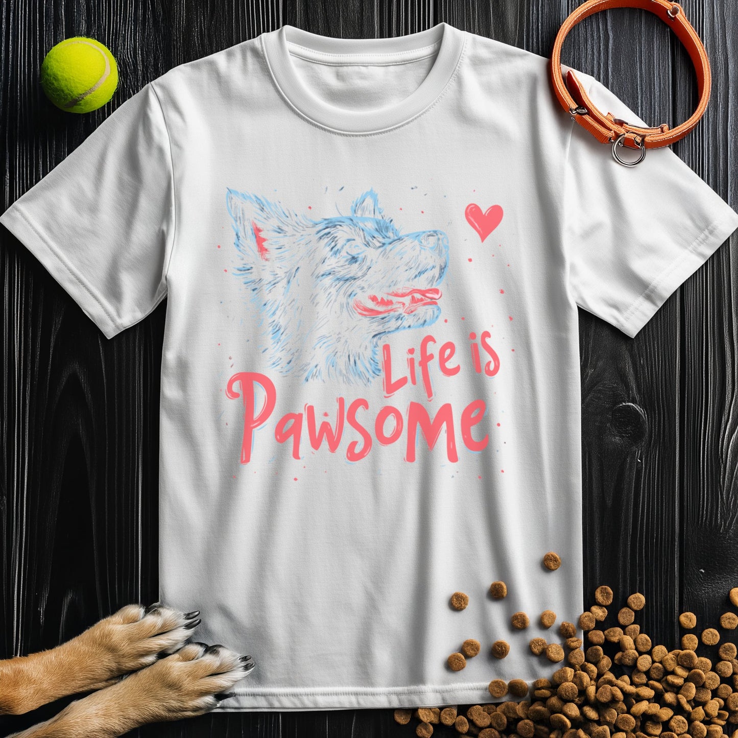 Life Is Pawsome T-Shirt