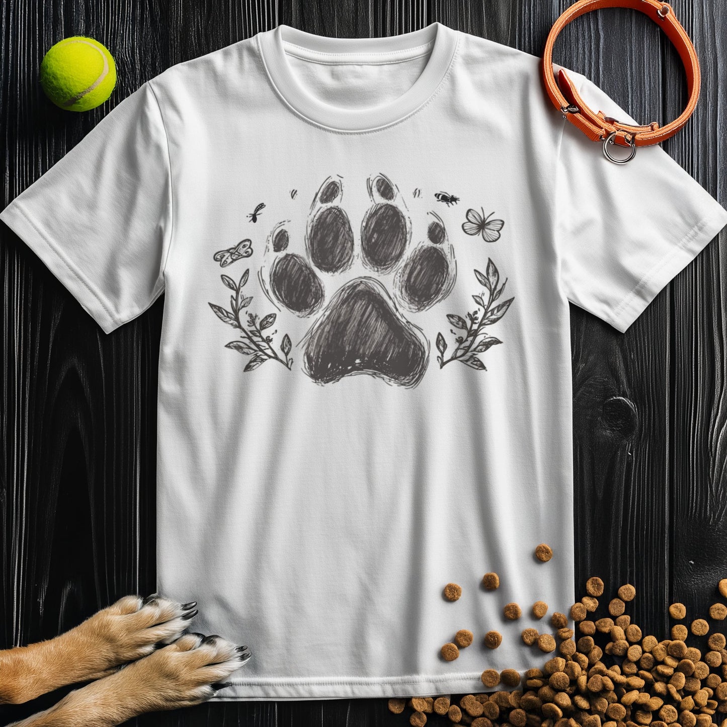 Paws & Enjoy The Little Things T-Shirt