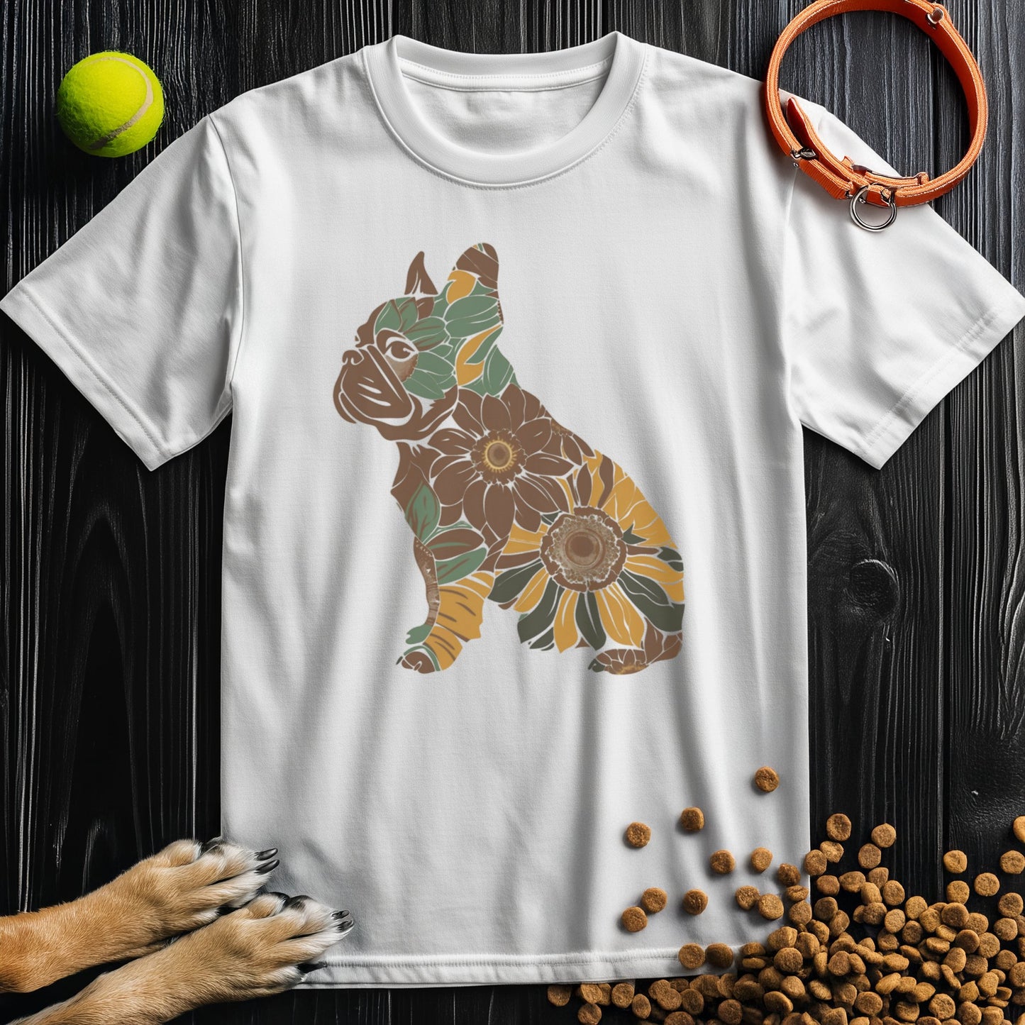 Sunflower French Bulldog T-Shirt