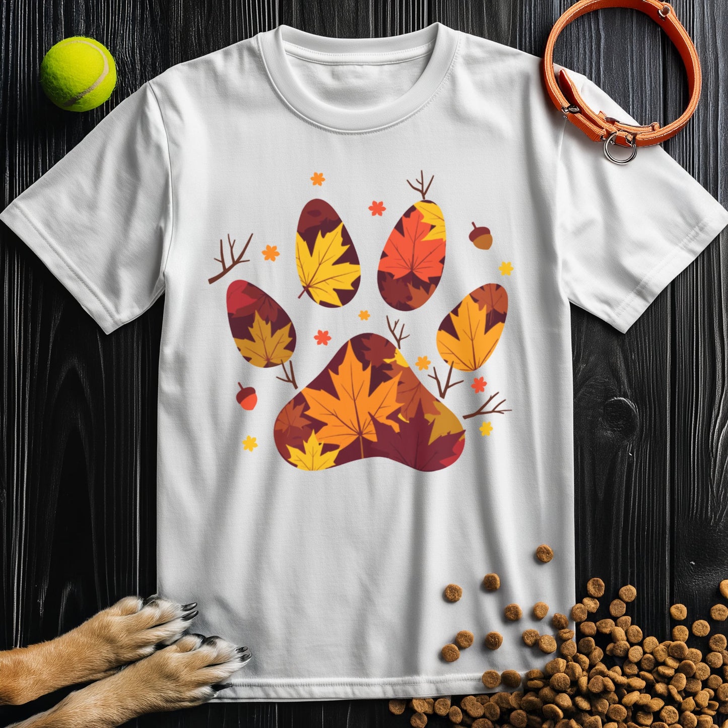 Pawtumn Leaves T-Shirt