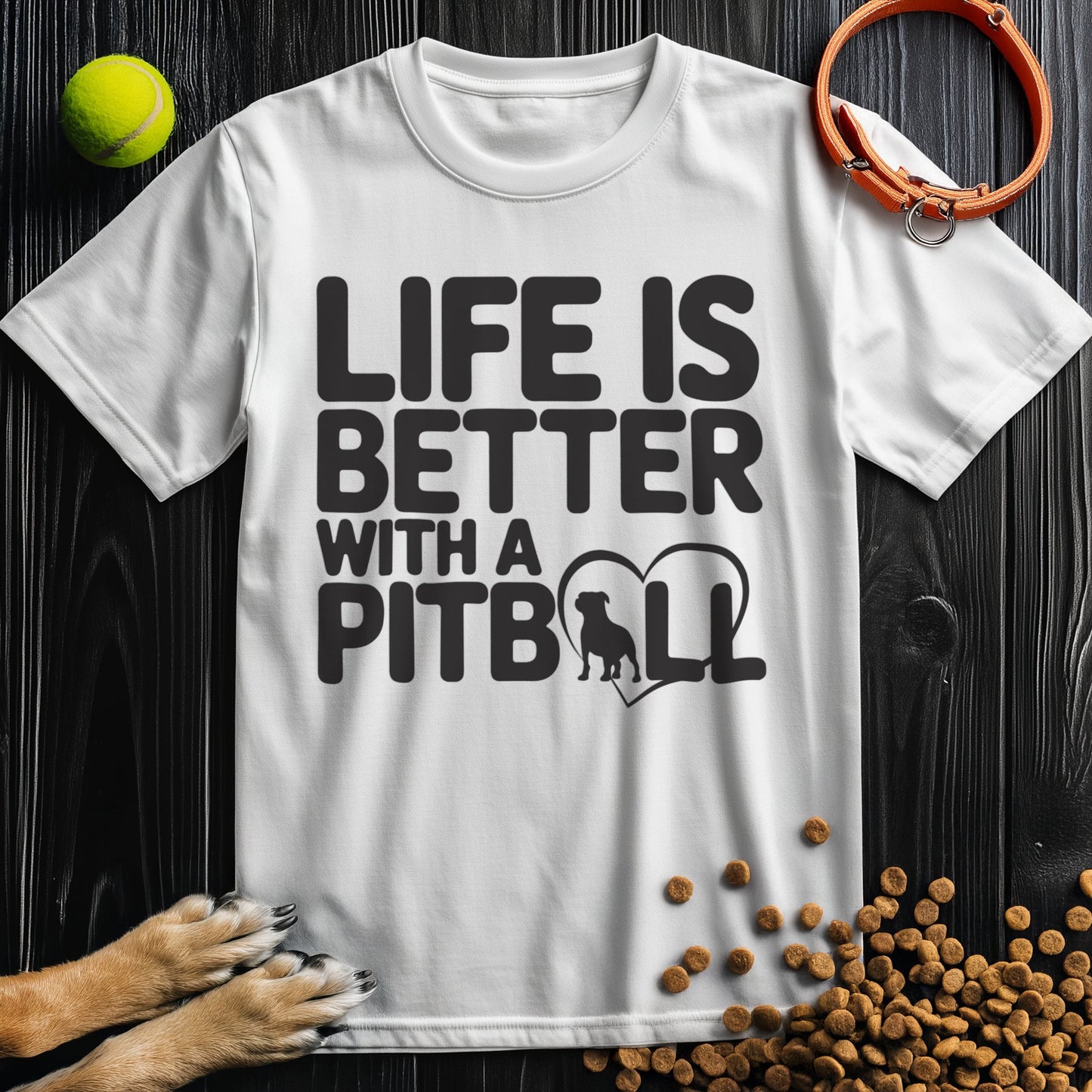 Life Is Better With A Pitbull T-Shirt