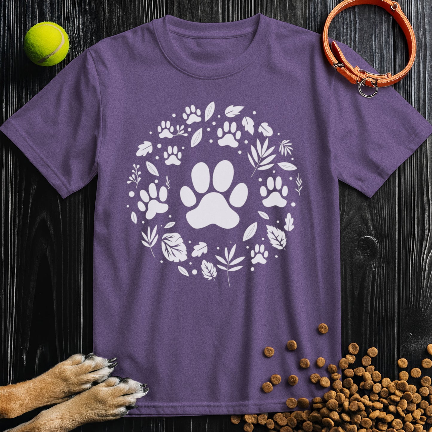 Nature's Paws White Graphic T-Shirt