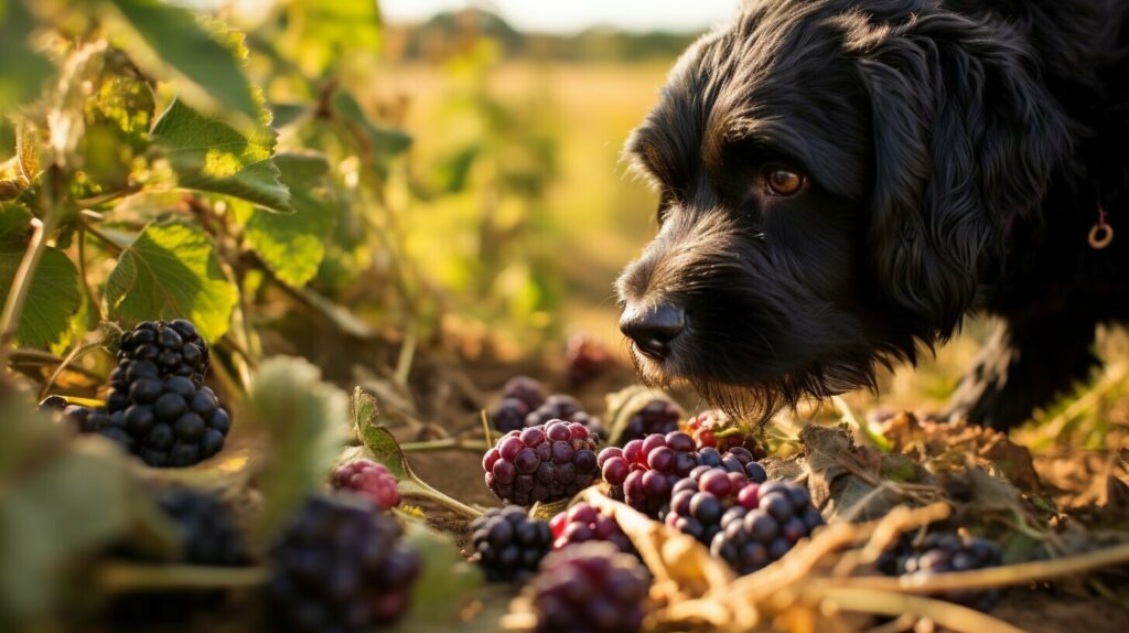 Loganberries and Canine Consumption