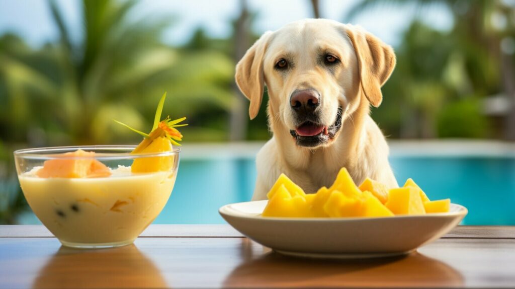 Mango treats for dogs