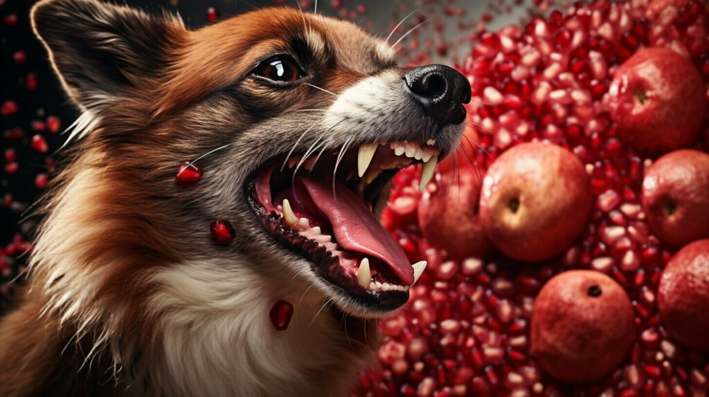 Pomegranate Seeds and Dogs