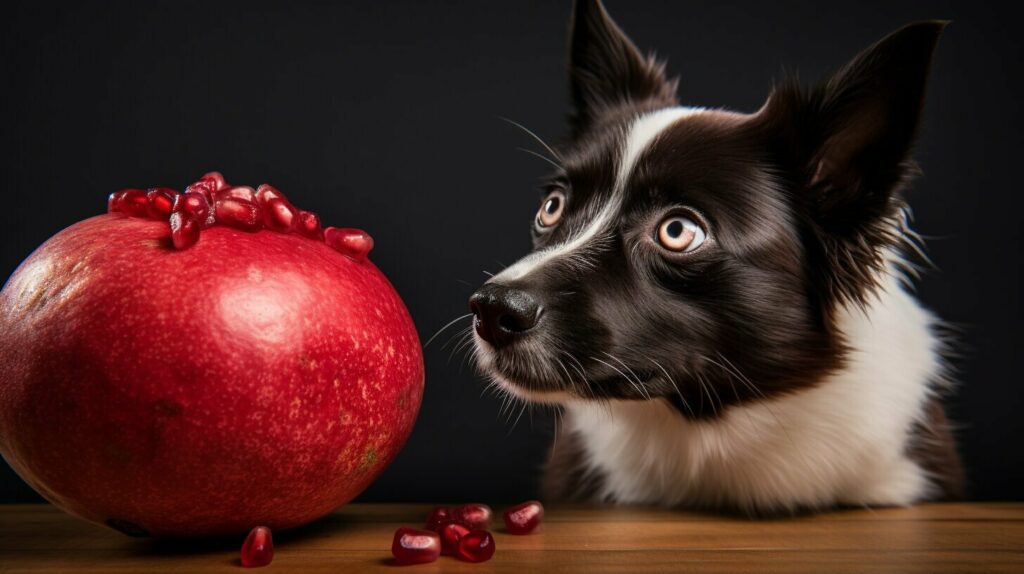 Pomegranate and allergic dog