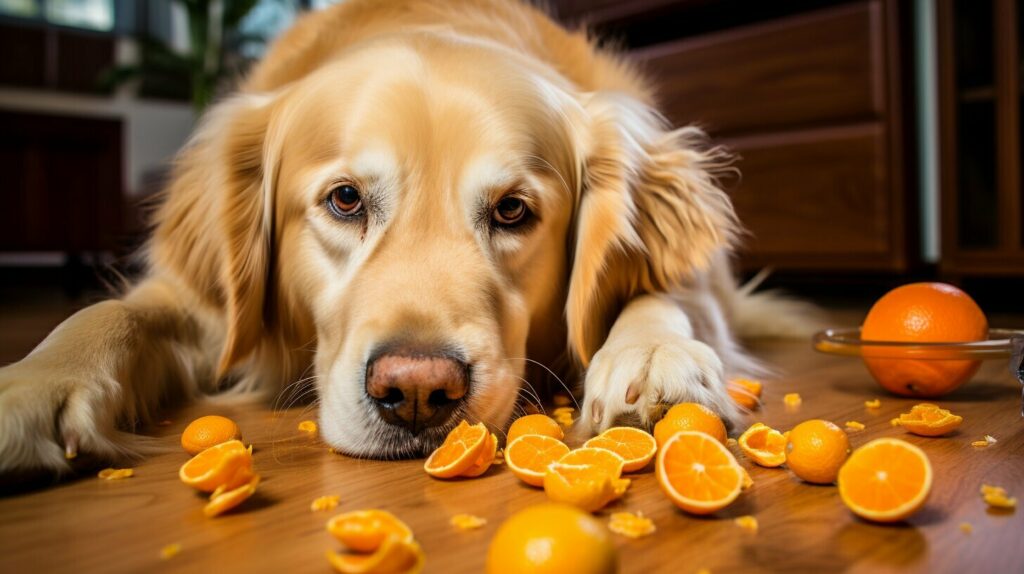 Tangerines and a Dog