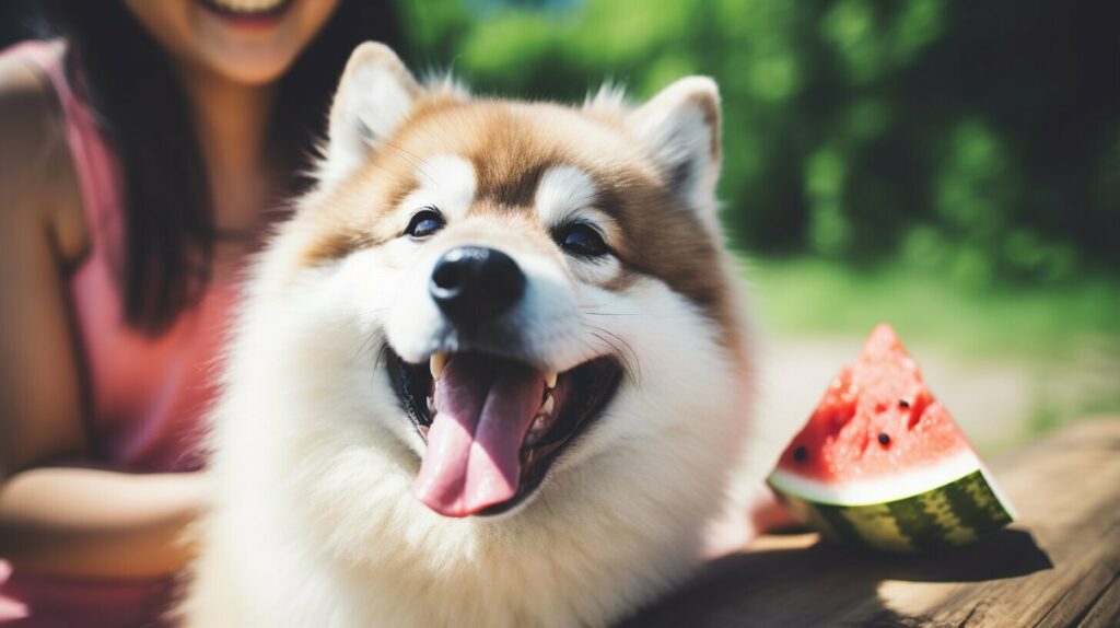 Watermelon for dogs